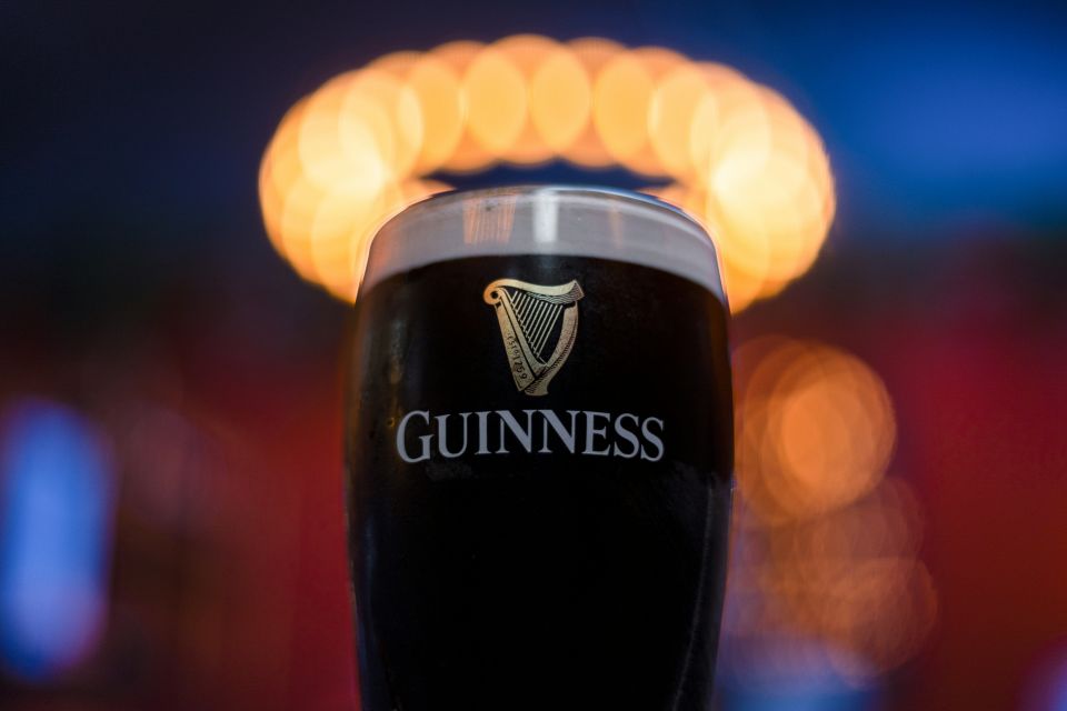 A pint of Guinness in Ireland