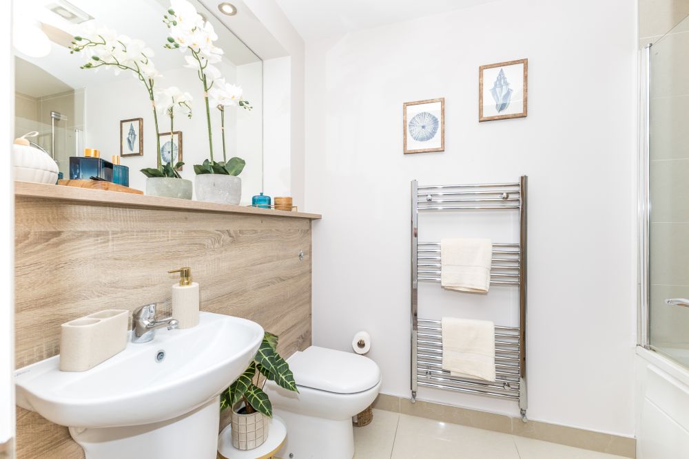 Main bathroom, New Ground Floor 2 Bedroom Apt