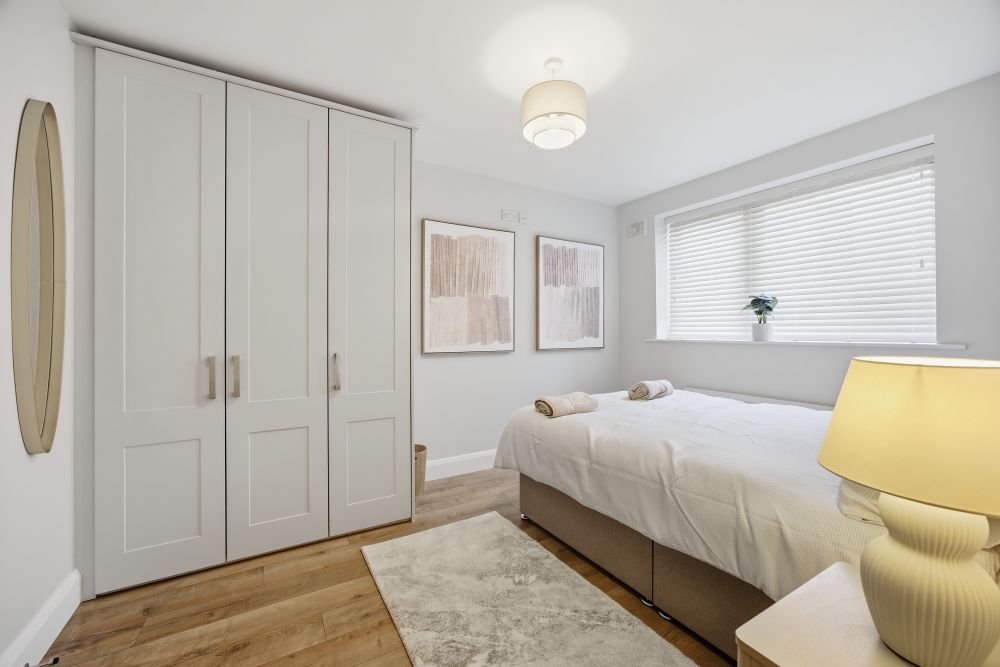 Main bedroom, Luxury Two Bedroom Apartment In Ashbourne
