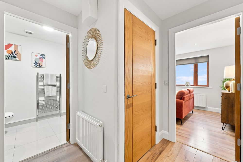 Hallway, Newly Decorated 2 Bed Apartment In Ashbourne