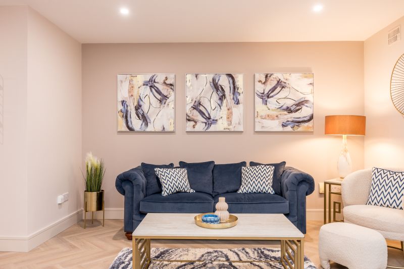 Living room, Spacious New 2 Bedroom Apt