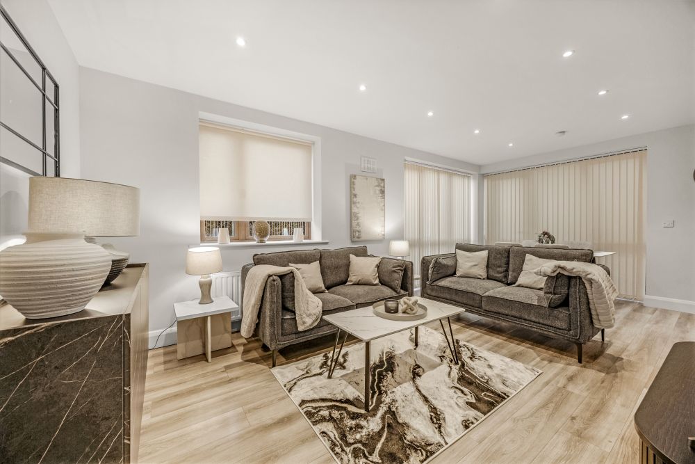 Living room, Cosy 2 Bedroom Apartment On Ground Floor