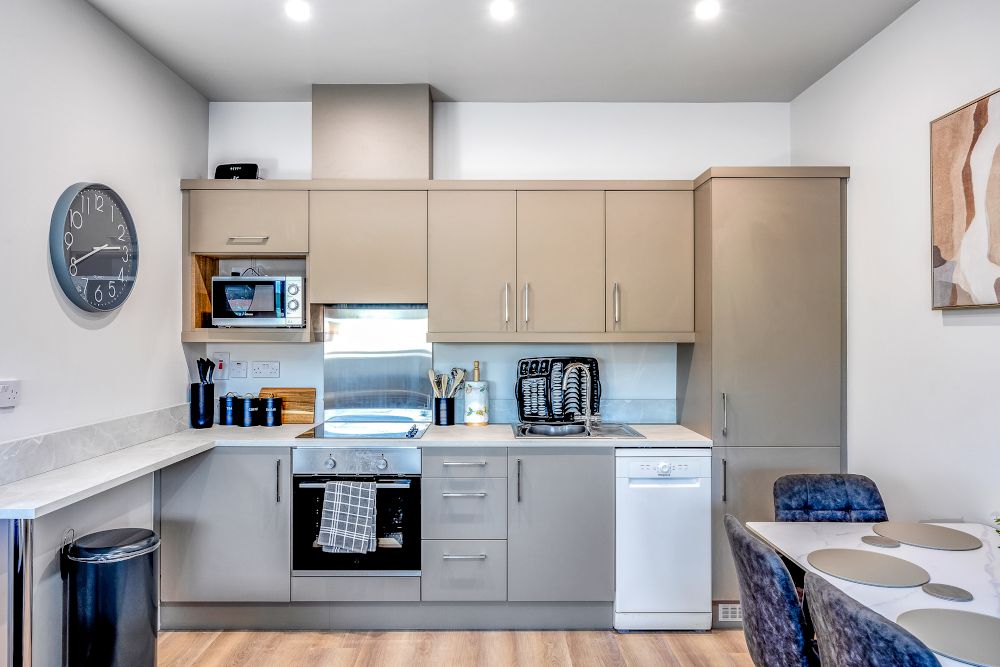 Kitchen, Two Bedroom Apartment